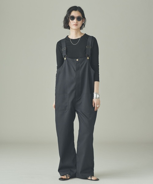 UNIVERSAL OVERALL（ユニバーサルオーバーオール）の「Curensology(カレンソロジー)/【UNIVERSAL OVERALL】オーバーオール（サロペット/オーバーオール・レディース・ブラック/ネイビー/ダークブラウン・FREE）」の18枚目の写真