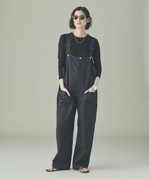 UNIVERSAL OVERALL（ユニバーサルオーバーオール）の「Curensology(カレンソロジー)/【UNIVERSAL OVERALL】オーバーオール（サロペット/オーバーオール・レディース・ブラック/ネイビー/ダークブラウン・FREE）」の16枚目の写真