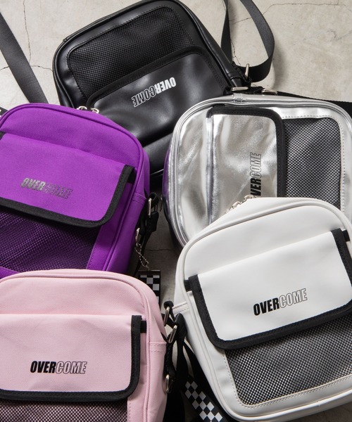 WEGO（ウィゴー）の「WEGO/ロゴフラップスクエアショルダーバッグ（ショルダーバッグ・レディース・ライトピンク/パープル/ホワイト/ブラック/シルバー・FREE）」の20枚目の写真