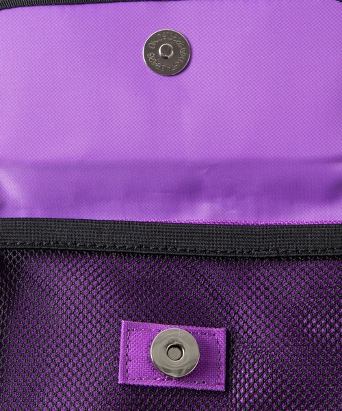 WEGO（ウィゴー）の「WEGO/ロゴフラップスクエアショルダーバッグ（ショルダーバッグ・レディース・ライトピンク/パープル/ホワイト/ブラック/シルバー・FREE）」の13枚目の写真