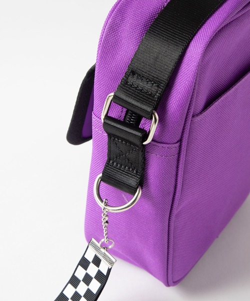 WEGO（ウィゴー）の「WEGO/ロゴフラップスクエアショルダーバッグ（ショルダーバッグ・レディース・ライトピンク/パープル/ホワイト/ブラック/シルバー・FREE）」の15枚目の写真