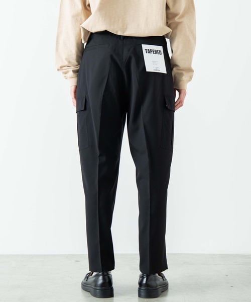 WEGO（ウィゴー）の「WEGO/【セットアップ対応商品】TRカーゴスラックス（スラックス・メンズ・ブラック・MEDIUM/LARGE）」の14枚目の写真