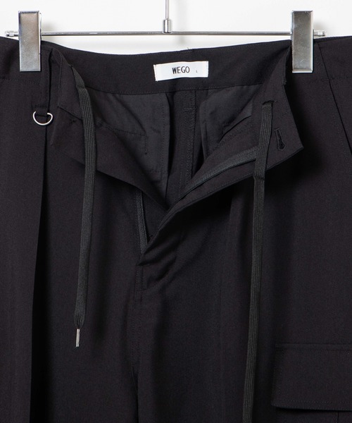 WEGO（ウィゴー）の「WEGO/【セットアップ対応商品】TRカーゴスラックス（スラックス・メンズ・ブラック・MEDIUM/LARGE）」の11枚目の写真