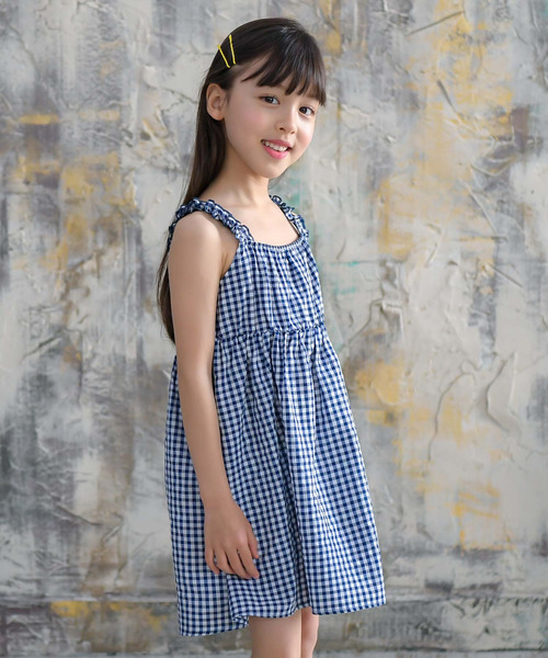 Bee des Bee（ビーデスビー）の「ワンピース（ワンピース・キッズ・ネイビー/サックスブルー・130cm/150cm/100cm/110cm/120cm/140cm）」の2枚目の写真