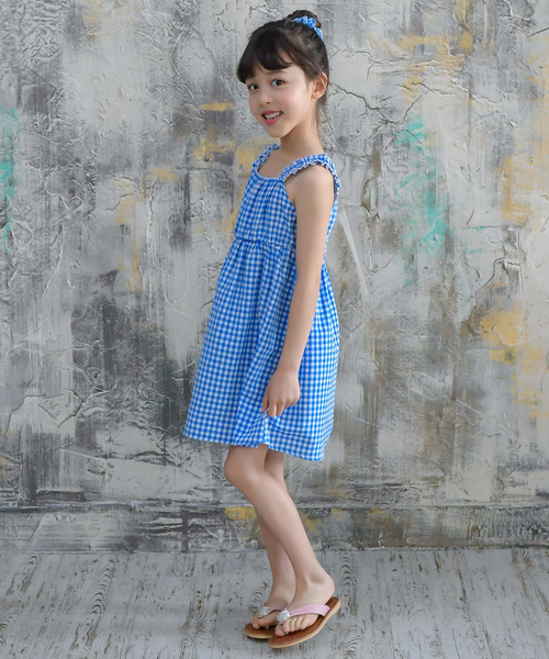 Bee des Bee（ビーデスビー）の「ワンピース（ワンピース・キッズ・ネイビー/サックスブルー・130cm/150cm/100cm/110cm/120cm/140cm）」の7枚目の写真