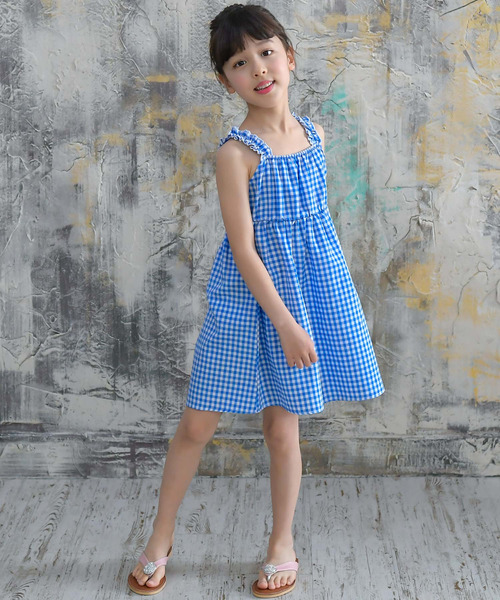 Bee des Bee（ビーデスビー）の「ワンピース（ワンピース・キッズ・ネイビー/サックスブルー・130cm/150cm/100cm/110cm/120cm/140cm）」の6枚目の写真