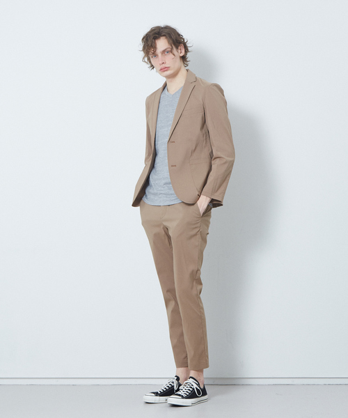 ABAHOUSE GRAY（アバハウスグレイ）の「【展開店舗限定】杢スラブ半袖VネックTシャツ（Tシャツ/カットソー・メンズ・ホワイト/ブラック/ネイビー/グレー/グリーン・46/48/50）」の10枚目の写真