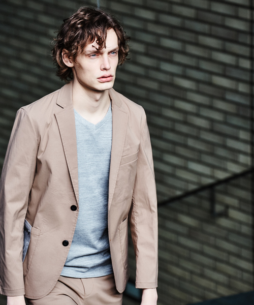 ABAHOUSE GRAY（アバハウスグレイ）の「【展開店舗限定】杢スラブ半袖VネックTシャツ（Tシャツ/カットソー・メンズ・ホワイト/ブラック/ネイビー/グレー/グリーン・46/48/50）」の11枚目の写真