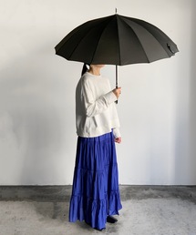 NT:16本骨 無地傘 長傘