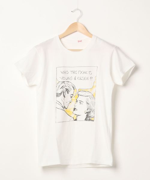 YOUNG&OLSEN The DRYGOODS STORE(ヤングアンドオルセン)の「【YOUNG & OLSEN The DRYGOODS STORE】ヤングアンドオルセンザドライグッズストア/AMERICAN PRINTED TEE(Tシャツ/カットソー・レディース・その他1/その他2/その他3/その他4・2/4/3)」の1枚目の写真
