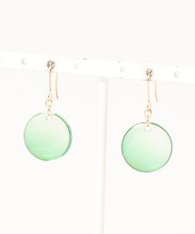 グラデーションアクリルピアス