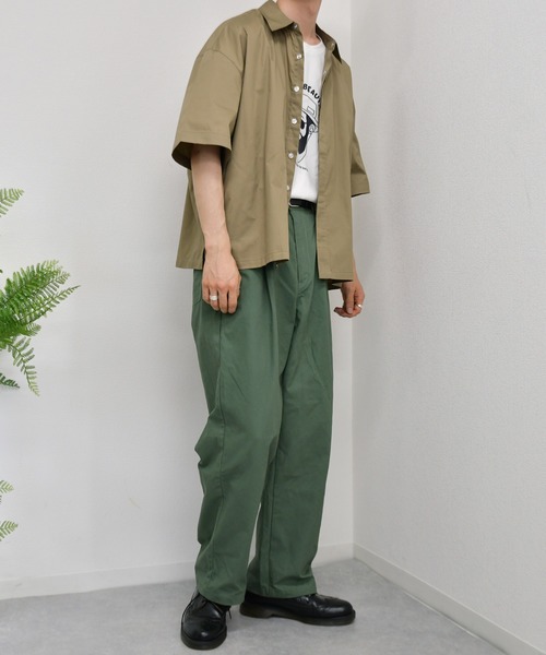 kutir（クティール）の「ドットボタンヒヨクシャツ（シャツ/ブラウス・メンズ・ライトブルー/ベージュ/ダークパープル・MEDIUM/LARGE）」の5枚目の写真