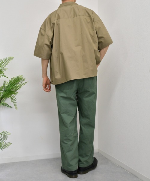 kutir（クティール）の「ドットボタンヒヨクシャツ（シャツ/ブラウス・メンズ・ライトブルー/ベージュ/ダークパープル・MEDIUM/LARGE）」の6枚目の写真