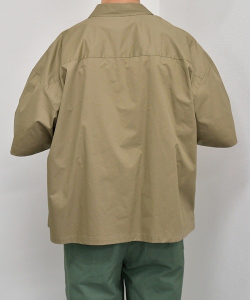 kutir（クティール）の「ドットボタンヒヨクシャツ（シャツ/ブラウス・メンズ・ライトブルー/ベージュ/ダークパープル・MEDIUM/LARGE）」の9枚目の写真