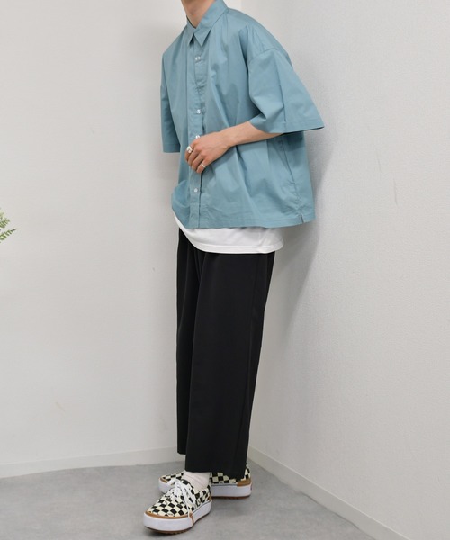 kutir（クティール）の「ドットボタンヒヨクシャツ（シャツ/ブラウス・メンズ・ライトブルー/ベージュ/ダークパープル・MEDIUM/LARGE）」の13枚目の写真