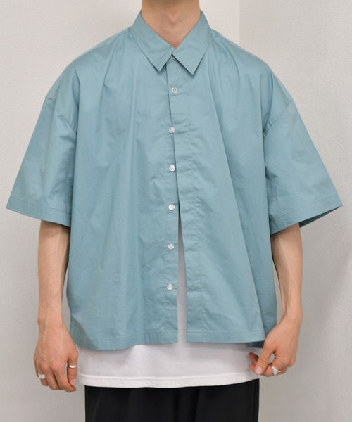 kutir（クティール）の「ドットボタンヒヨクシャツ（シャツ/ブラウス・メンズ・ライトブルー/ベージュ/ダークパープル・MEDIUM/LARGE）」の16枚目の写真