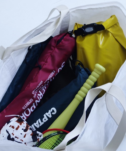 ROOPTOKYO（ループトウキョウ）の「SSB / ストレージサイズバッグ TOTEBAG L（トートバッグ・メンズ・ホワイト・ONE SIZE）」の12枚目の写真