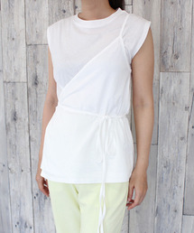 MODE ROBE | 巻きビスチェセットトップス(Tシャツ/カットソー)