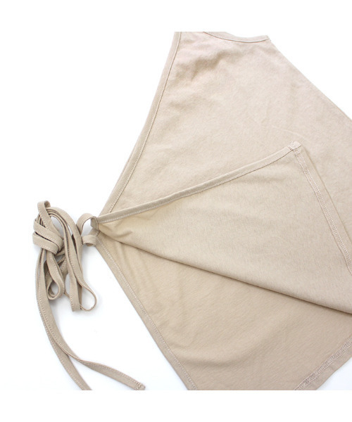 MODE ROBE（モードローブ）の「巻きビスチェセットトップス（Tシャツ/カットソー・レディース・ホワイト/ブラック/ベージュ・FREE）」の6枚目の写真