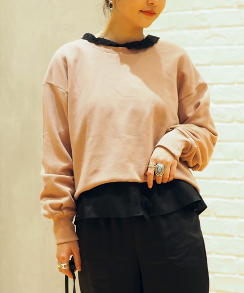 【超美品】Baybee ピンタックフリル チェックブラウス ピンタックシャツブラウス(ブラウス・シャツ) | a.v.v(アー