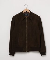 HYSTERIC GLAMOUR | ラムスウェード 衿付リブブルゾン(ブルゾン)