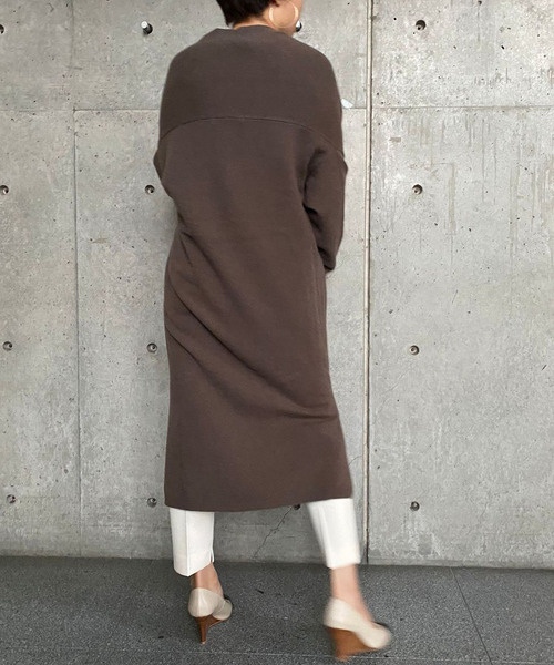 Tiara（ティアラ）の「AQUAリラックスカーディガン（カーディガン/ボレロ・レディース・ブラック/グレー系その他/モカ・FREE）」の12枚目の写真