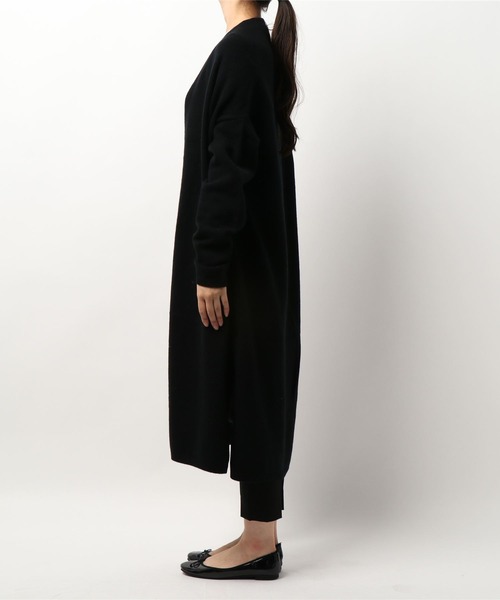 Tiara（ティアラ）の「AQUAリラックスカーディガン（カーディガン/ボレロ・レディース・ブラック/グレー系その他/モカ・FREE）」の7枚目の写真