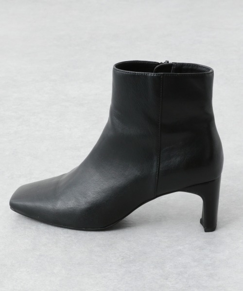 A part by（アパートバイ）の「Fレザースクエアトゥブーツ　918705（ブーツ・レディース・ブラック/ブラウン/ライトベージュ・MEDIUM/LARGE）」の6枚目の写真