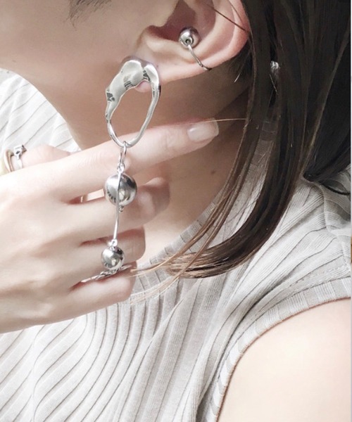 シルバーオーナメントピアス/silver ornament（ピアス（両耳用