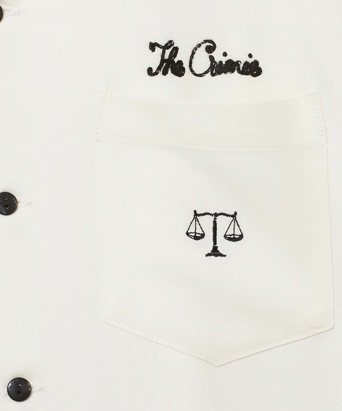 CRIMIE（クライミー）の「SCALES EMBROIDELY TWILL STRETCH SHIRT（シャツ/ブラウス・メンズ・キャメル/ホワイト/ブラック/グリーン・S/XXL/L/XL/M）」の12枚目の写真