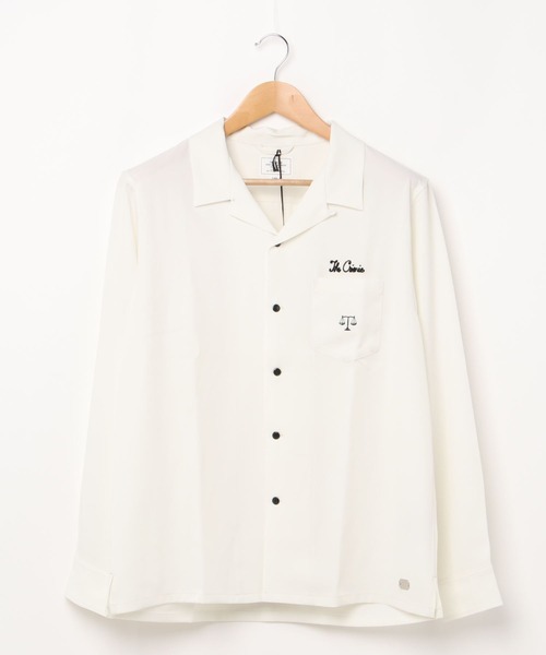 CRIMIE（クライミー）の「SCALES EMBROIDELY TWILL STRETCH SHIRT（シャツ/ブラウス・メンズ・キャメル/ホワイト/ブラック/グリーン・S/XXL/L/XL/M）」の8枚目の写真