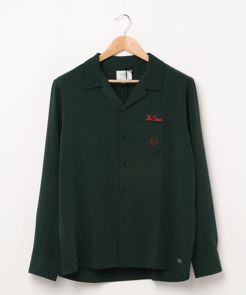 CRIMIE（クライミー）の「SCALES EMBROIDELY TWILL STRETCH SHIRT（シャツ/ブラウス・メンズ・キャメル/ホワイト/ブラック/グリーン・S/XXL/L/XL/M）」の6枚目の写真