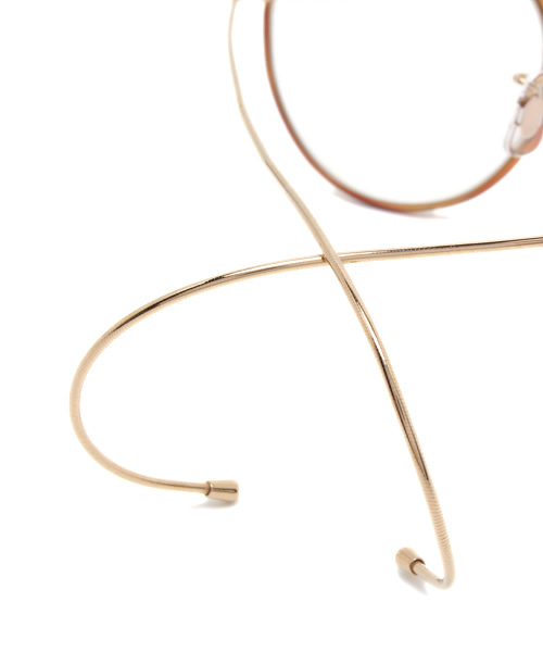 BuddyOptical（バディーオプティカル）の「【BuddyOptical / Princeton (cable)】（メガネ・メンズ・ゴールド・ONE SIZE）」の4枚目の写真