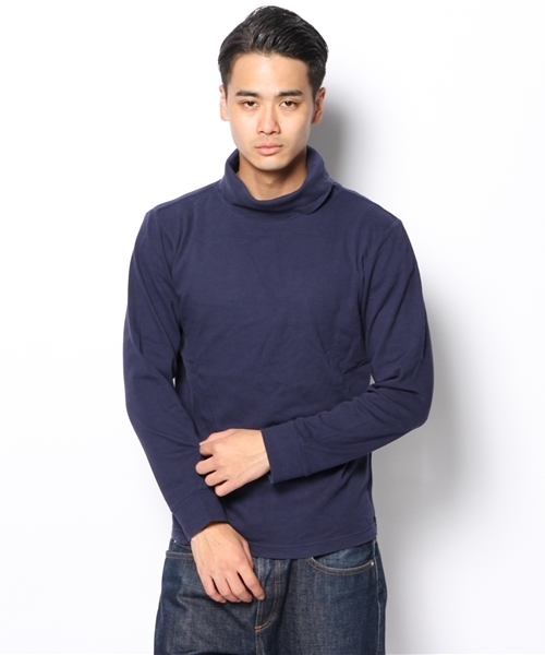 CIAOPANIC(チャオパニック)の「【Ciaopanic】ルーズタートルネック(Tシャツ/カットソー・メンズ・ホワイト/ブラック/グレー/ネイビー・LARGE/MEDIUM)」の1枚目の写真