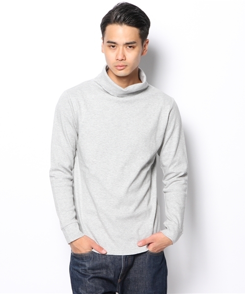 CIAOPANIC(チャオパニック)の「【Ciaopanic】ルーズタートルネック(Tシャツ/カットソー・メンズ・ホワイト/ブラック/グレー/ネイビー・LARGE/MEDIUM)」の4枚目の写真