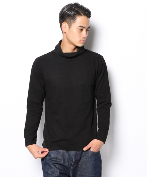 CIAOPANIC(チャオパニック)の「【Ciaopanic】ルーズタートルネック(Tシャツ/カットソー・メンズ・ホワイト/ブラック/グレー/ネイビー・LARGE/MEDIUM)」の3枚目の写真