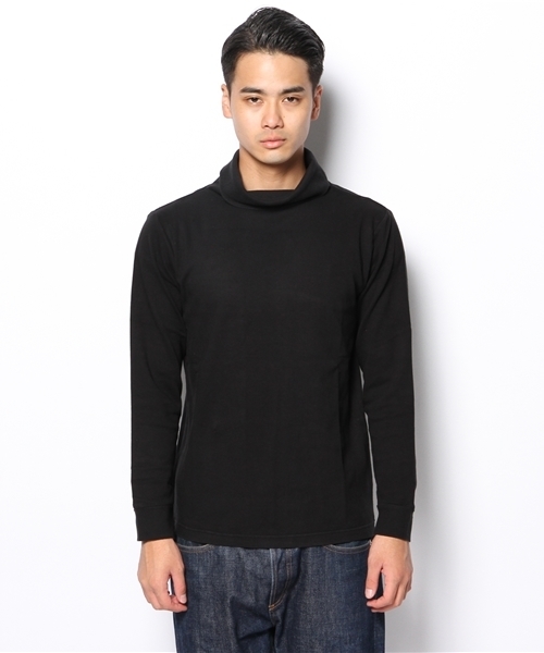 CIAOPANIC(チャオパニック)の「【Ciaopanic】ルーズタートルネック(Tシャツ/カットソー・メンズ・ホワイト/ブラック/グレー/ネイビー・LARGE/MEDIUM)」の5枚目の写真