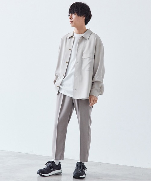 WYM LIDNM（ウィム バイ リドム）の「PE SLOW TAPERED SLACKS（スラックス・メンズ・ベージュ/パープル系その他/ライトベージュ・L/S/M）」の11枚目の写真