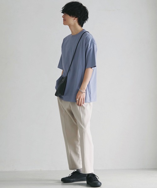 WYM LIDNM（ウィム バイ リドム）の「PE SLOW TAPERED SLACKS（スラックス・メンズ・ベージュ/パープル系その他/ライトベージュ・L/S/M）」の13枚目の写真