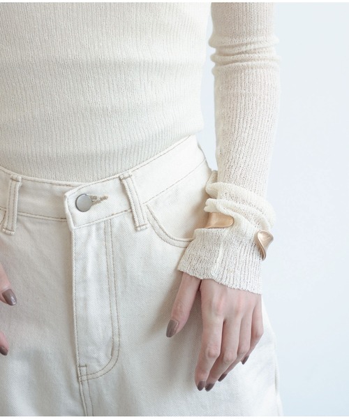 Aunt Marie's(アントマリーズ)の「シアータートルネックプルオーバー / AUNT MARIE'S(ニット/セーター・レディース・アイボリー/ライトブルー/ライトグリーン/ブラック・FREE)」の19枚目の写真