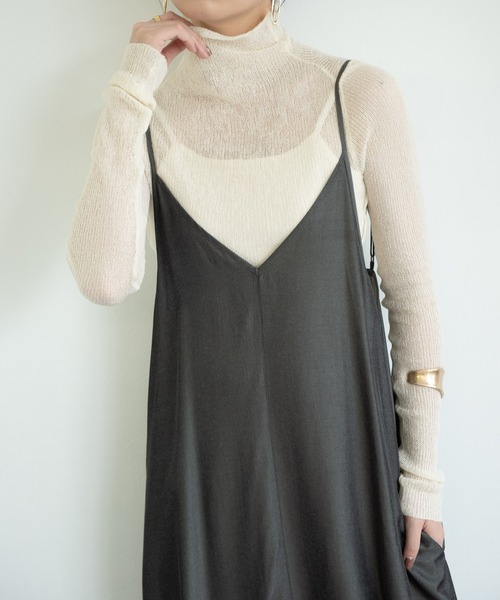 Aunt Marie's(アントマリーズ)の「シアータートルネックプルオーバー / AUNT MARIE'S(ニット/セーター・レディース・アイボリー/ライトブルー/ライトグリーン/ブラック・FREE)」の14枚目の写真