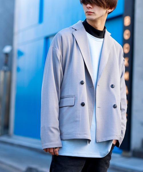 Beno（ビーノ）の「ストレッチR/Tスムース フレアスリーブ ワイドシルエット リラクシング ロンTEE（Tシャツ/カットソー・メンズ・ブラック/サックスブルー/スモークピンク/オフホワイト/ブルーグリーン/ライトベージュ/ラベンダー/テラコッタ・FREE）」の15枚目の写真