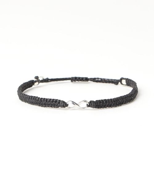 SILVER BULLET（シルバーバレット）の「『CavariA/キャバリア』インフィニティブレスレット【+】（ブレスレット・メンズ・ブラック×シルバー/ブラック×ゴールド・FREE）」の7枚目の写真