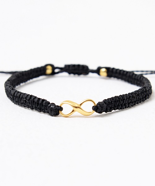 SILVER BULLET（シルバーバレット）の「『CavariA/キャバリア』インフィニティブレスレット【+】（ブレスレット・メンズ・ブラック×シルバー/ブラック×ゴールド・FREE）」の11枚目の写真