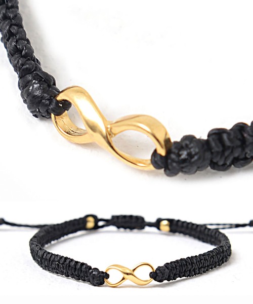 SILVER BULLET（シルバーバレット）の「『CavariA/キャバリア』インフィニティブレスレット【+】（ブレスレット・メンズ・ブラック×シルバー/ブラック×ゴールド・FREE）」の13枚目の写真