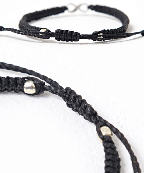 SILVER BULLET（シルバーバレット）の「『CavariA/キャバリア』インフィニティブレスレット【+】（ブレスレット・メンズ・ブラック×シルバー/ブラック×ゴールド・FREE）」の14枚目の写真