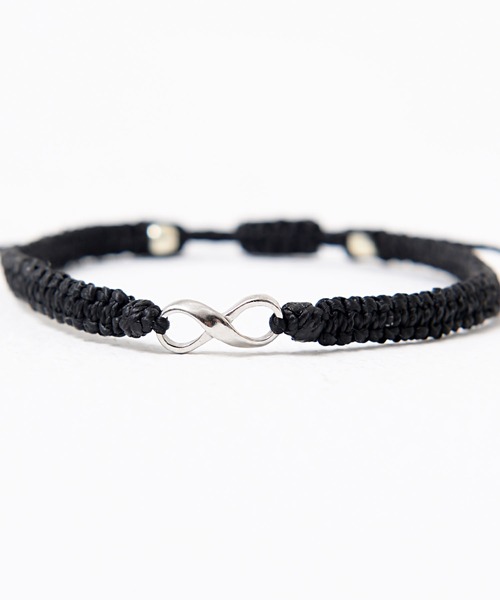 SILVER BULLET（シルバーバレット）の「『CavariA/キャバリア』インフィニティブレスレット【+】（ブレスレット・メンズ・ブラック×シルバー/ブラック×ゴールド・FREE）」の6枚目の写真