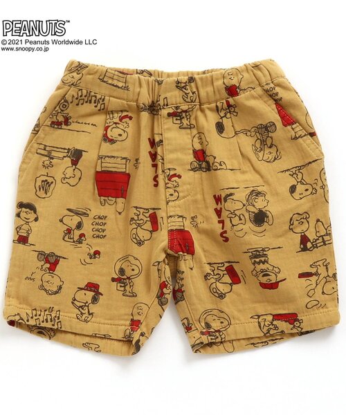 F.O.KIDS（エフオーキッズ）の「PEANUTSコラボ タックハーフパンツ 5分丈（その他パンツ・キッズ・ブルー/キナリ/イエロー/ブラウン・90/120/95/110/100/80/140/130）」の12枚目の写真