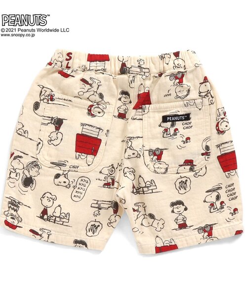 F.O.KIDS（エフオーキッズ）の「PEANUTSコラボ タックハーフパンツ 5分丈（その他パンツ・キッズ・ブルー/キナリ/イエロー/ブラウン・90/120/95/110/100/80/140/130）」の10枚目の写真