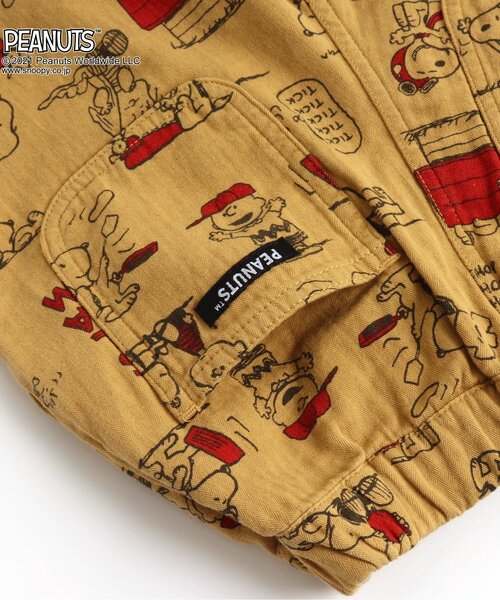 F.O.KIDS（エフオーキッズ）の「PEANUTSコラボ タックハーフパンツ 5分丈（その他パンツ・キッズ・ブルー/キナリ/イエロー/ブラウン・90/120/95/110/100/80/140/130）」の7枚目の写真